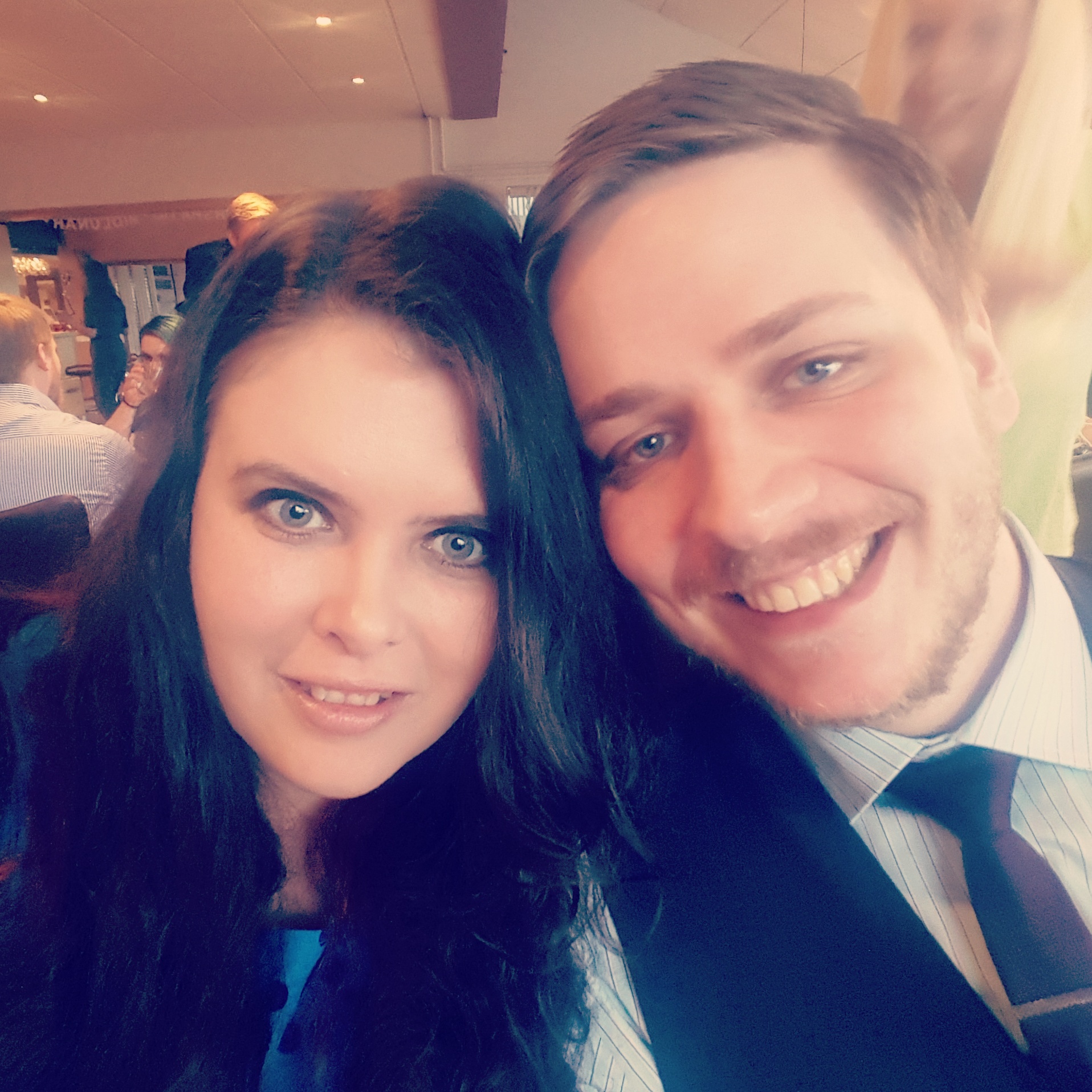 Mynd af mér og Viktori